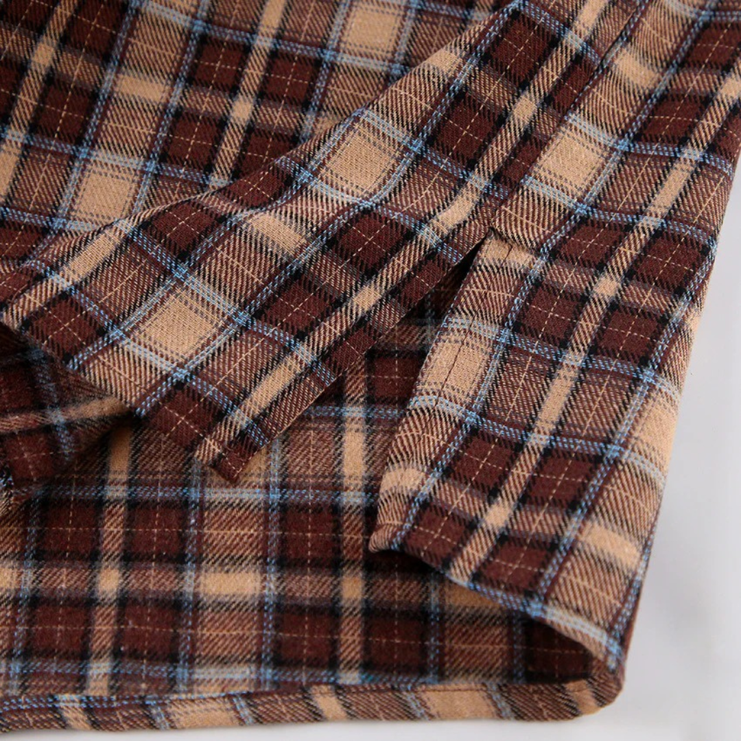 NOLA™ | OVERSIZED PLAID FLANNEL SHIRT