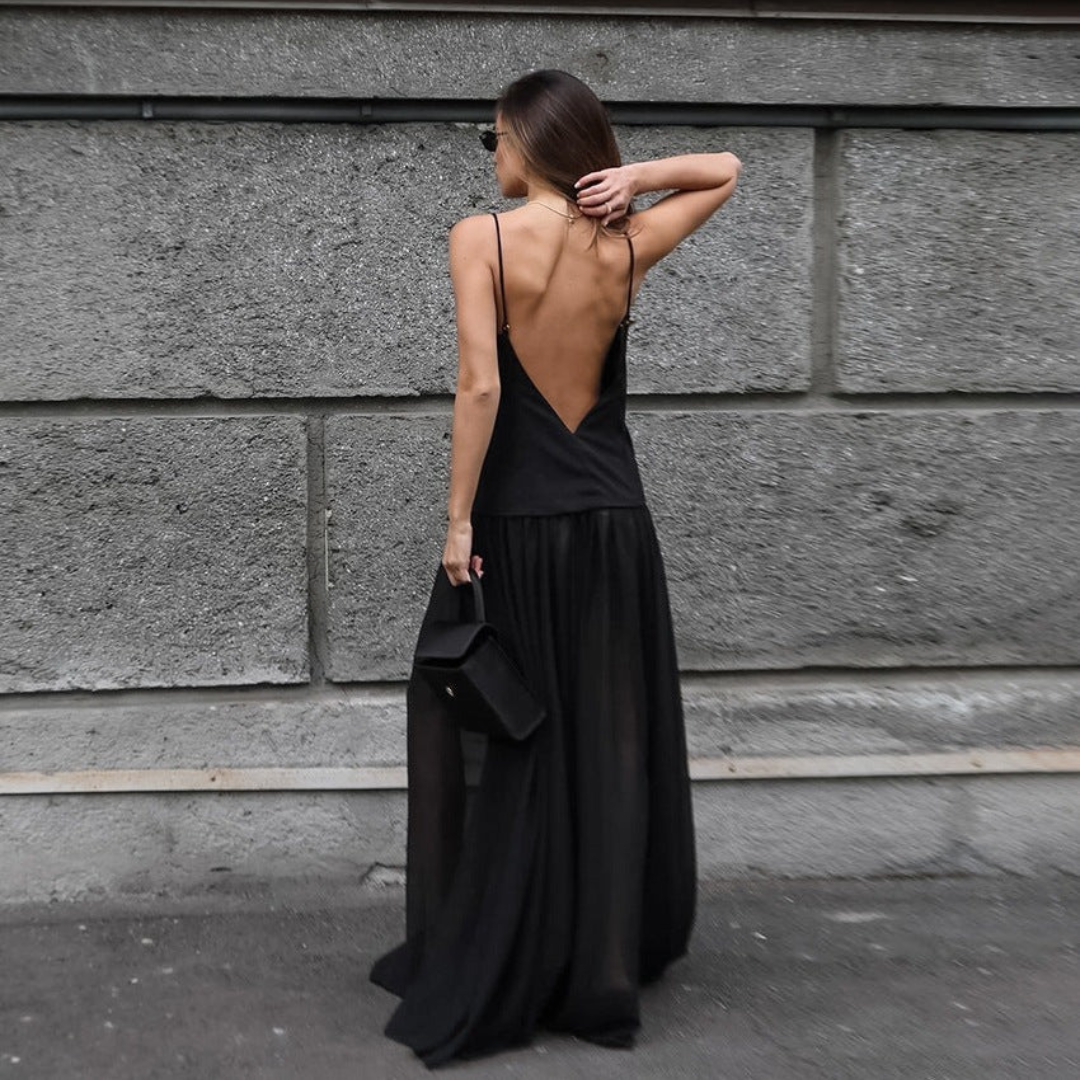 NOLA™ | SHEER ELEGANCE SLIP DRESS