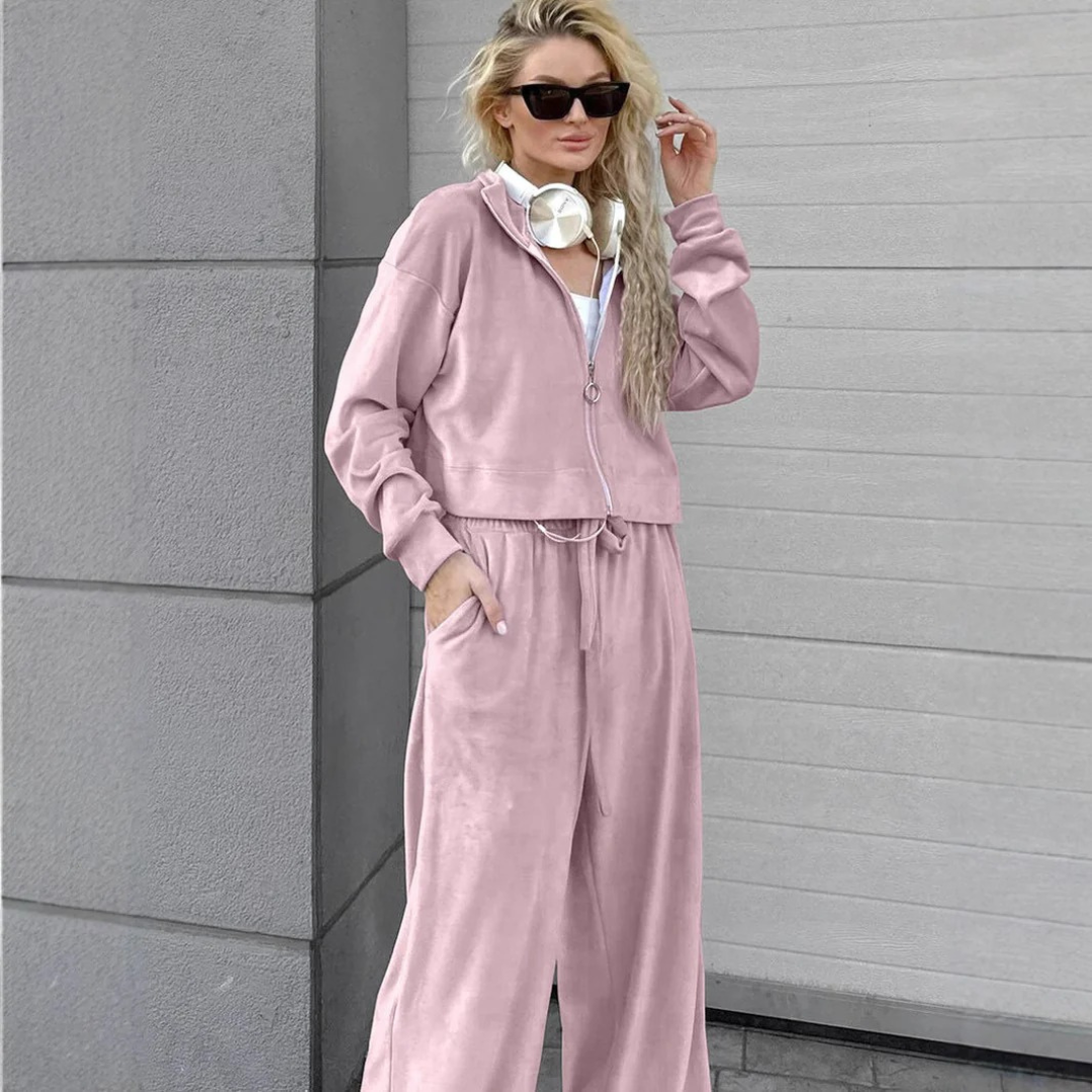 NOLA™ | RELAXED ZIP-UP LOUNGE SET