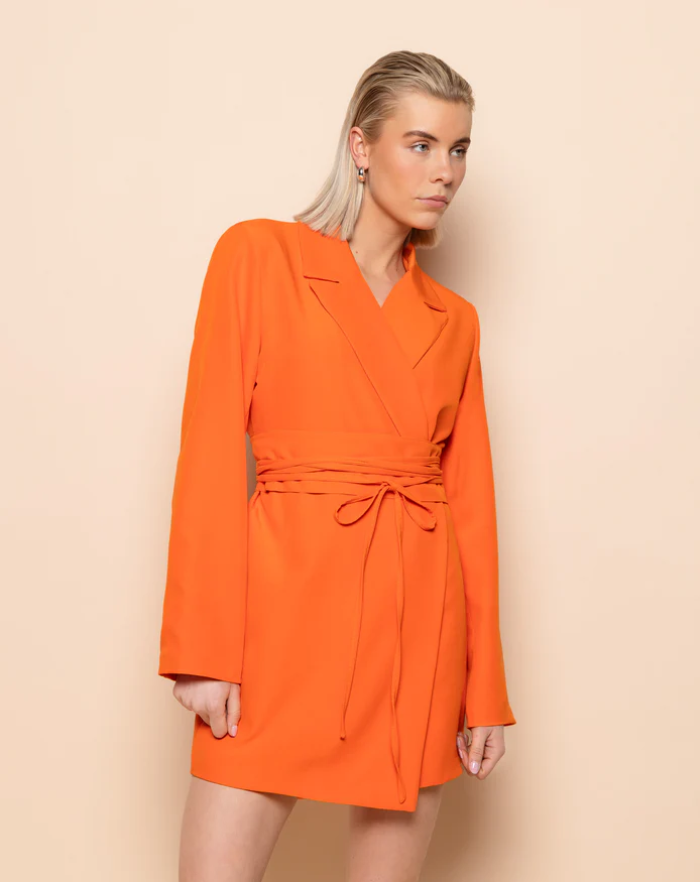 NOLA™ | TAILORED BLAZER DRESS ORANGE