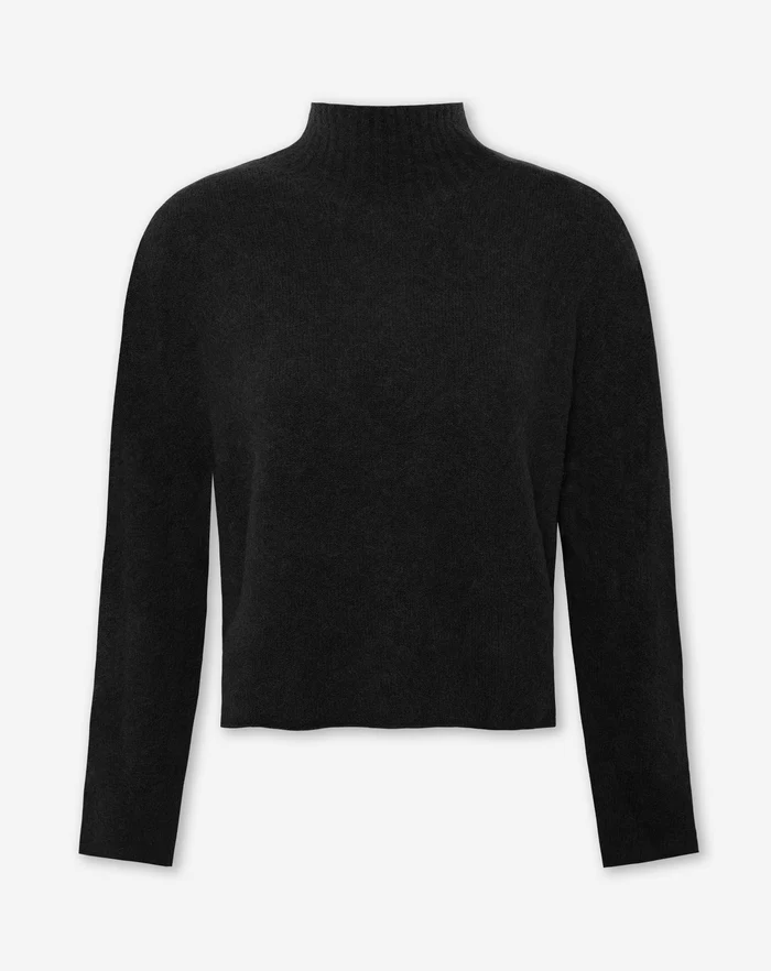 NOLA™ | MOCK NECK SWEATER BLACK