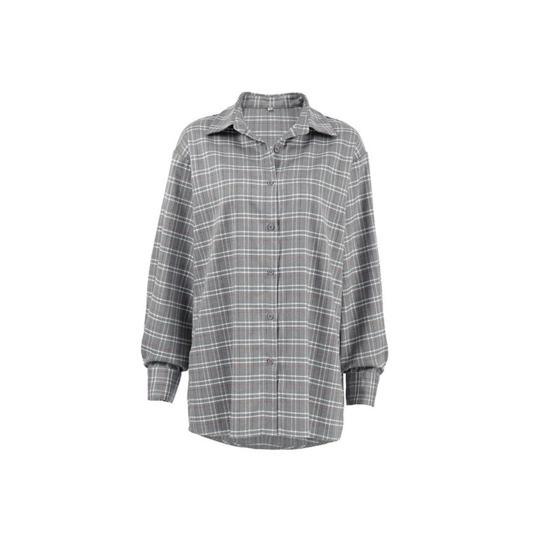 NOLA™ | CLASSIC OVERSIZED PLAID SHIRT