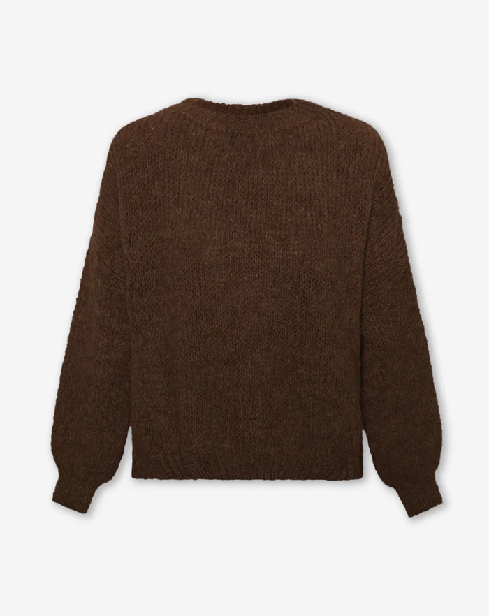 NOLA™ | KNIT SWEATER BROWN