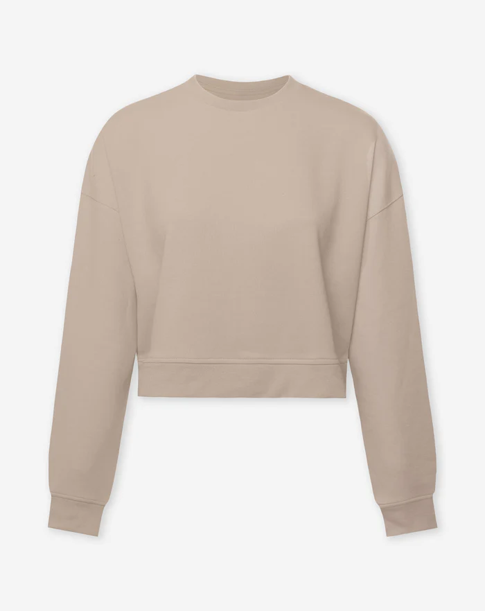 NOLA™ | CROPPED SWEATSHIRT BEIGE