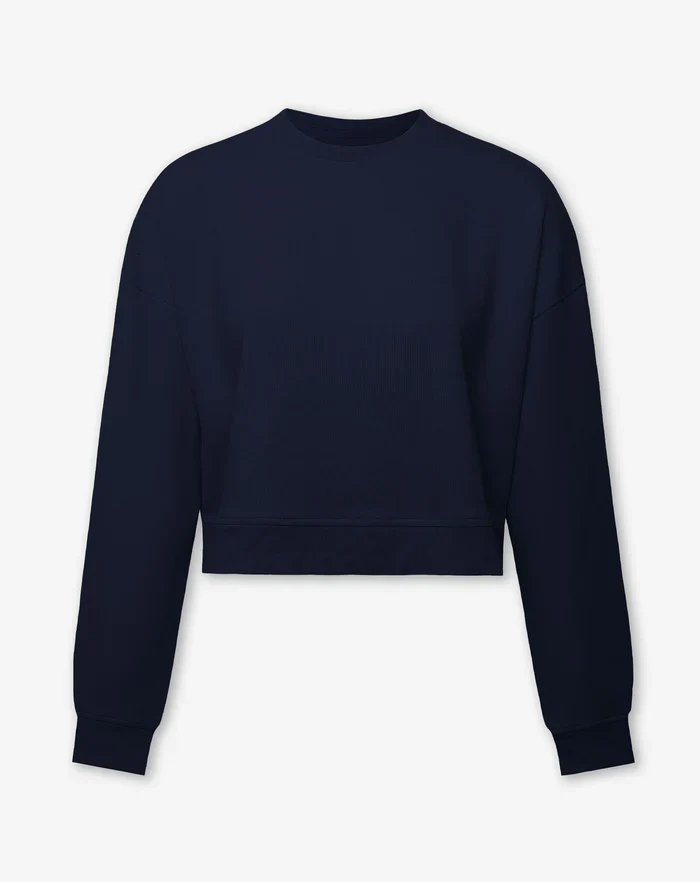 NOLA™ | CROPPED SWEATSHIRT NAVY