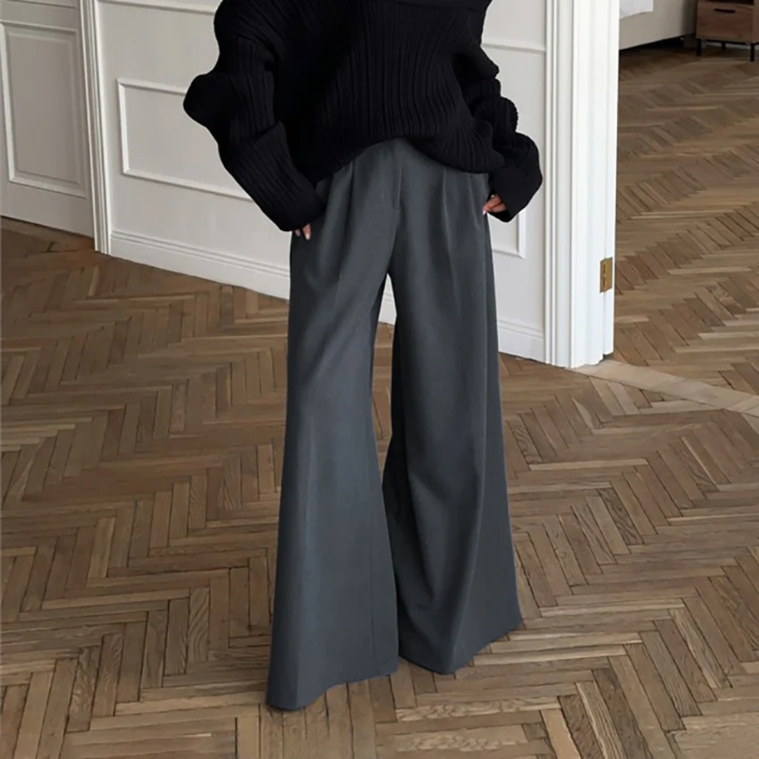 NOLA™ | ELEGANT HIGH-WAISTED WIDE-LEG TROUSERS