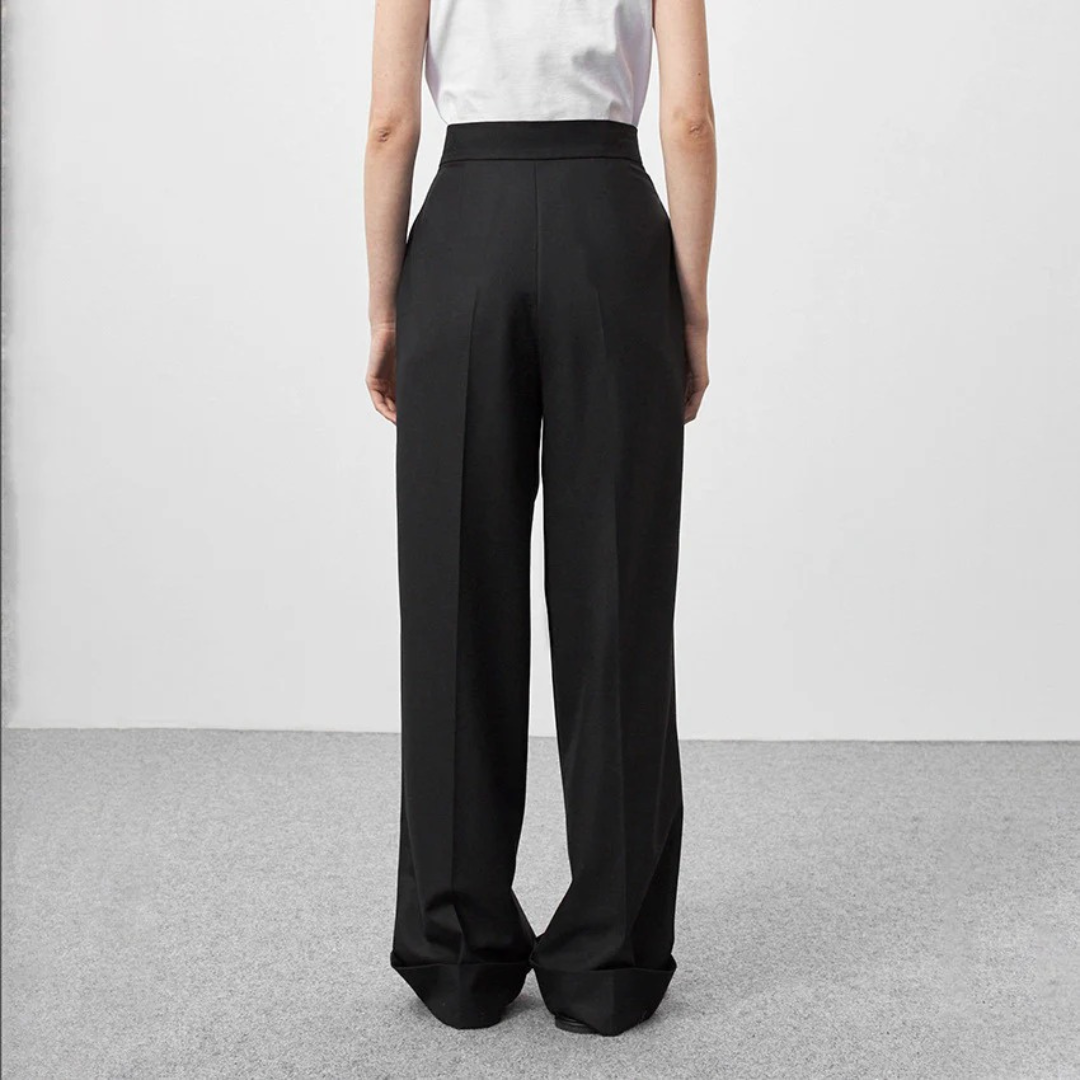 NOLA™ | CLASSIC TAILORED WIDE-LEG PANTS