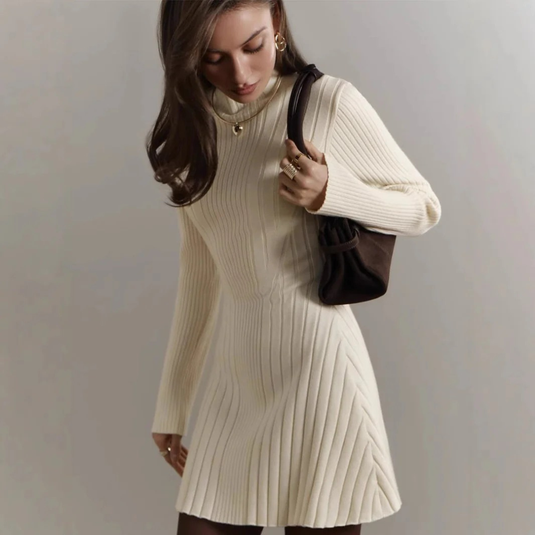 NOLA™ | SCULPTED RIBBED KNIT MINI DRESS