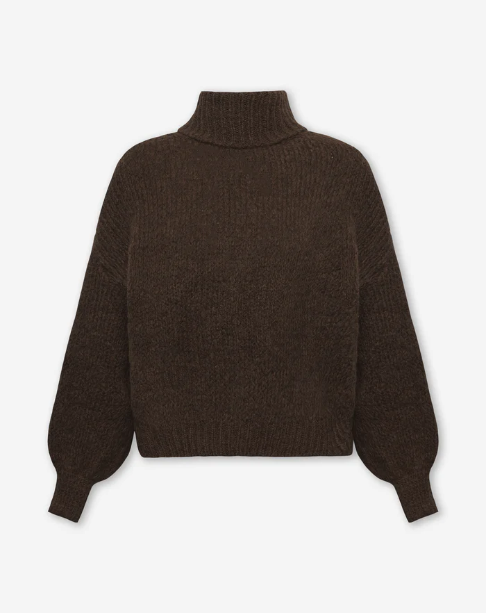 NOLA™ | TURTLENECK SWEATER BROWN