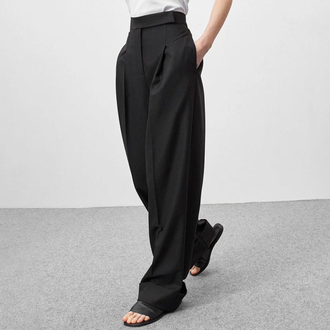 NOLA™ | CLASSIC TAILORED WIDE-LEG PANTS