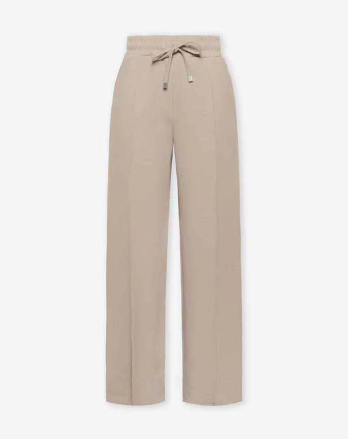 NOLA™ | WIDE-LEG SWEATPANTS BEIGE