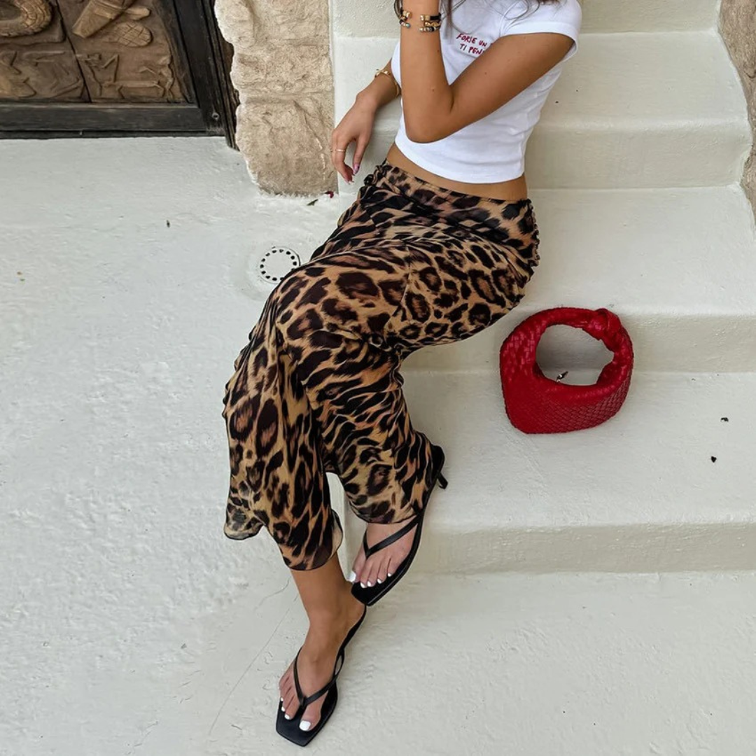 NOLA™ | WILD LEOPARD PRINT PANTS