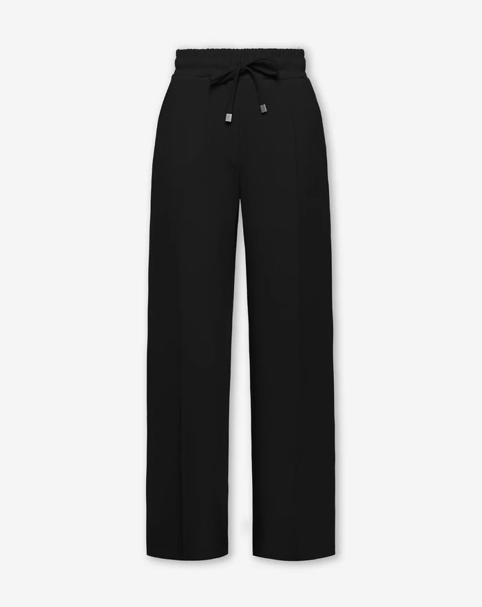 NOLA™ | WIDE-LEG SWEATPANTS BLACK