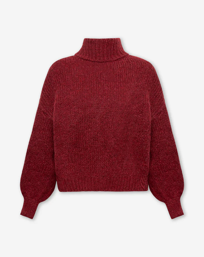 NOLA™ | TURTLENECK SWEATER RED