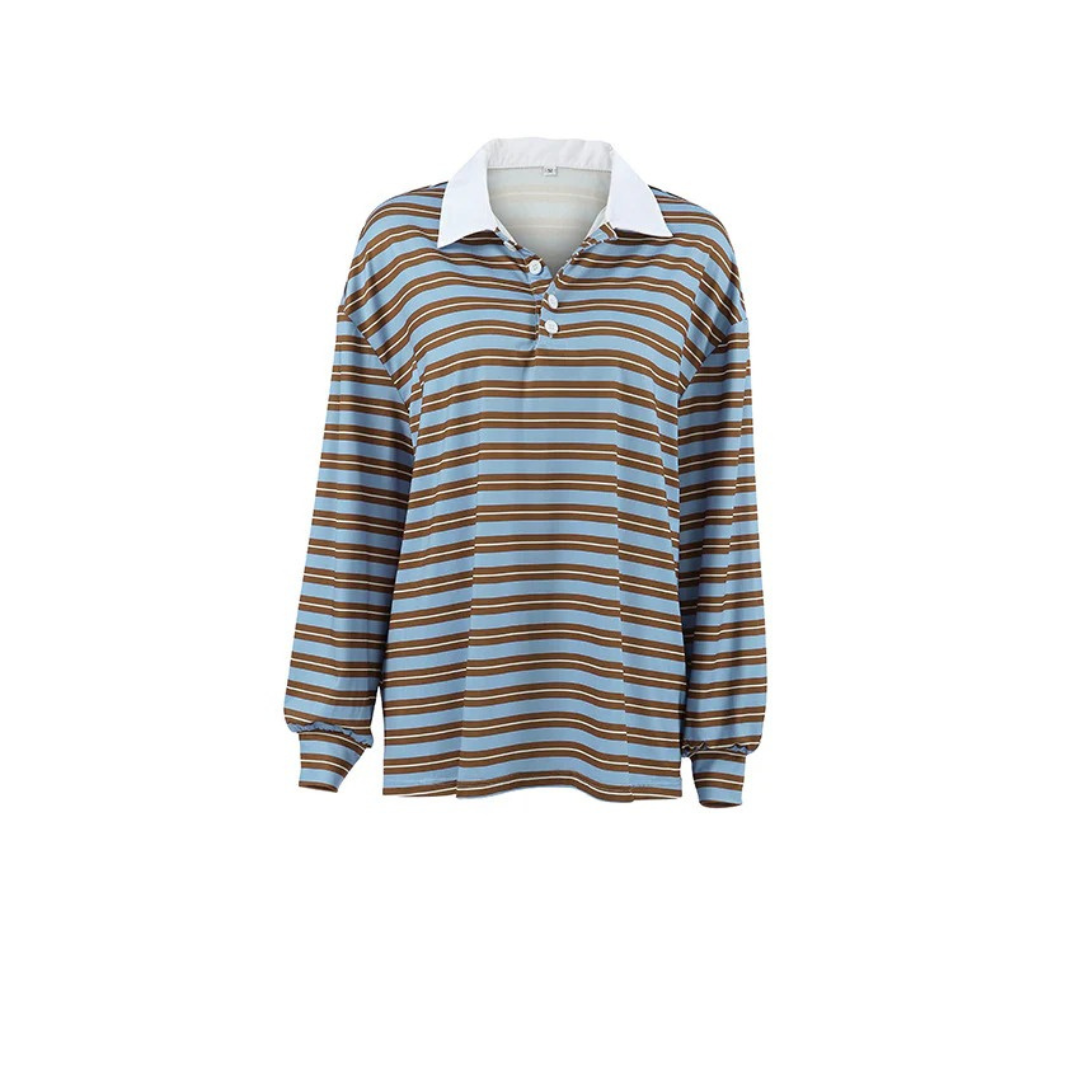 NOLA™ | RETRO STRIPED RUGBY SHIRT