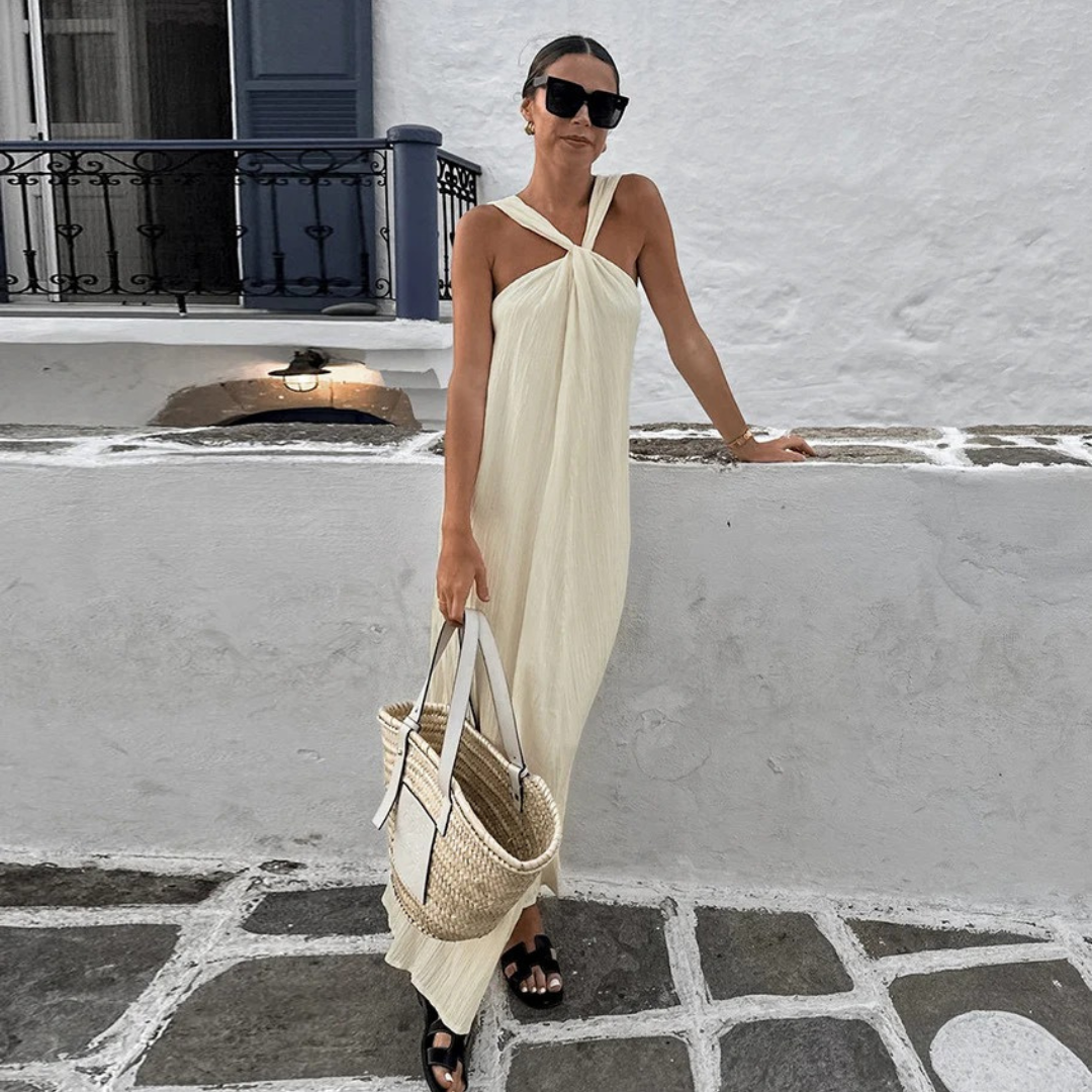 NOLA™ | BREEZE HALTER MAXI DRESS