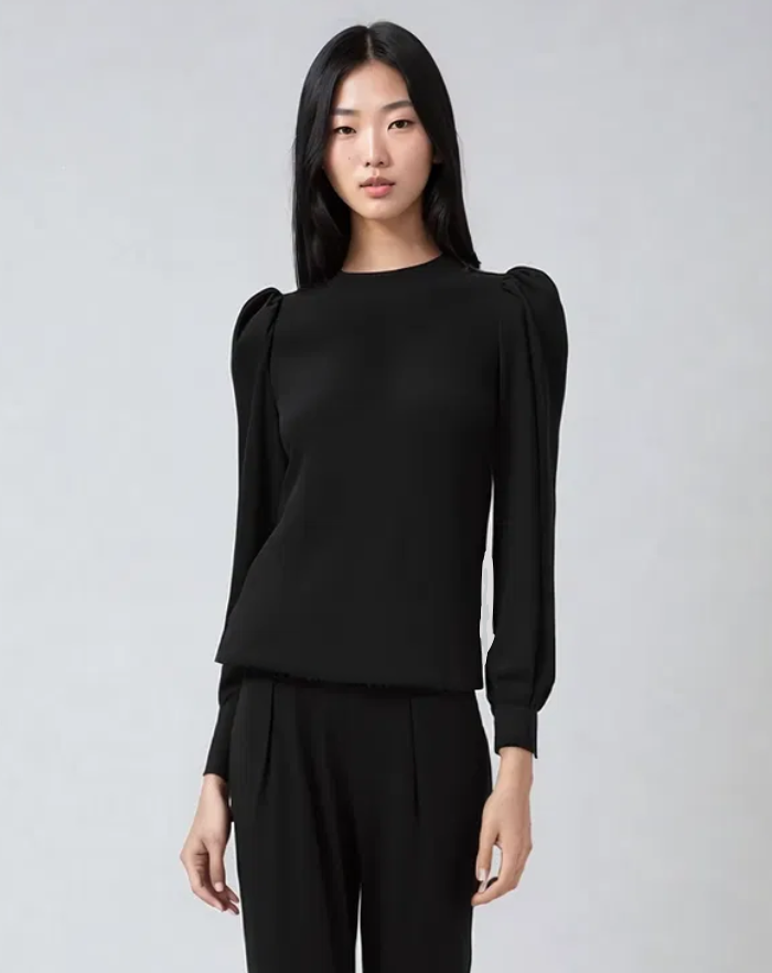 NOLA™ | PUFF BLOUSE BLACK