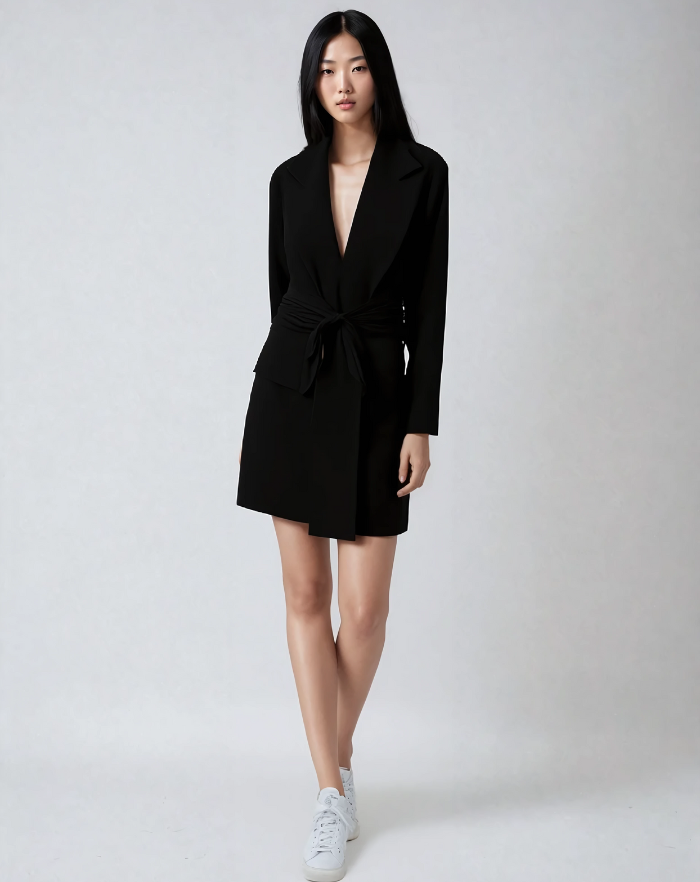 NOLA™ | TAILORED BLAZER DRESS BLACK