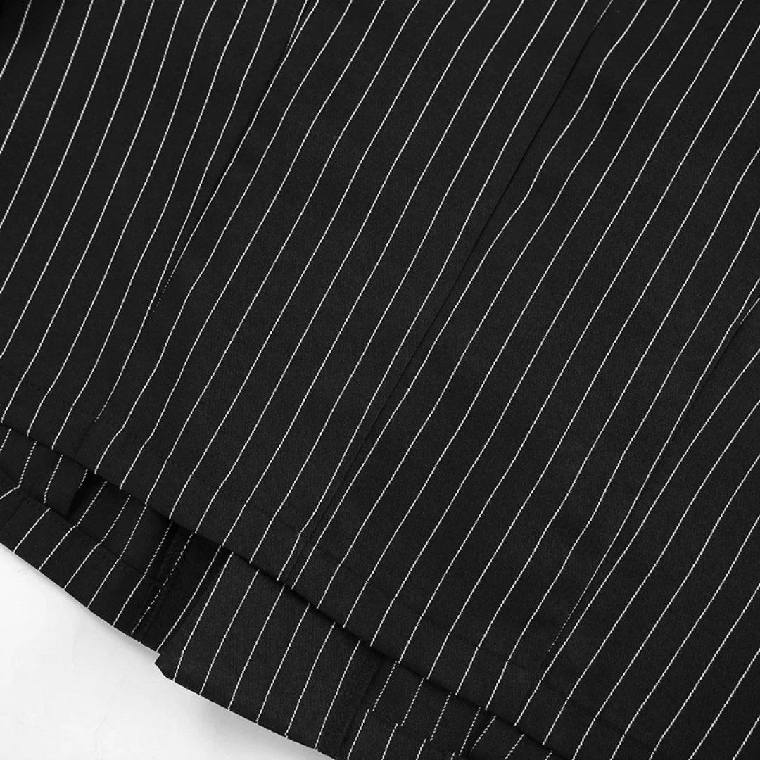 NOLA™ | PINSTRIPE CROPPED BLAZER