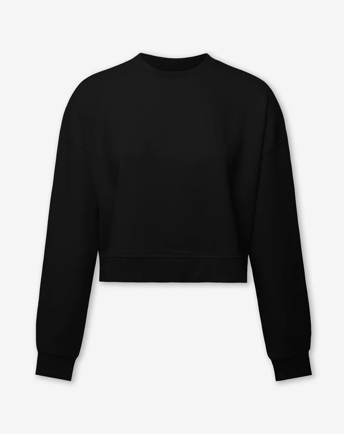 NOLA™ | CROPPED SWEATSHIRT BLACK