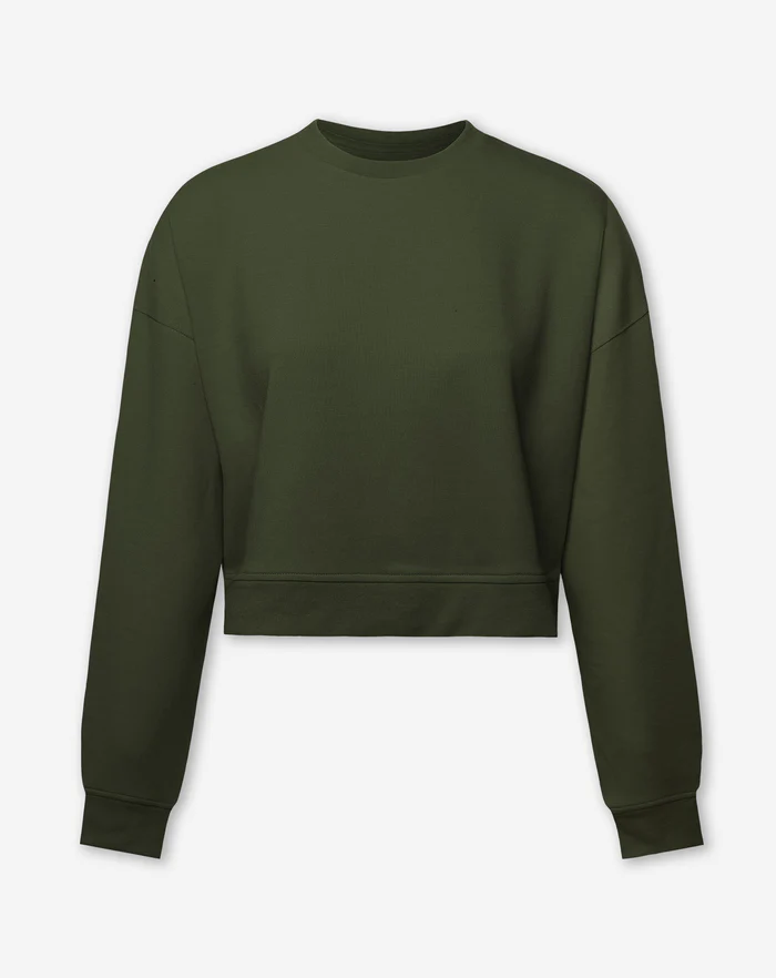 NOLA™ | CROPPED SWEATSHIRT GREEN