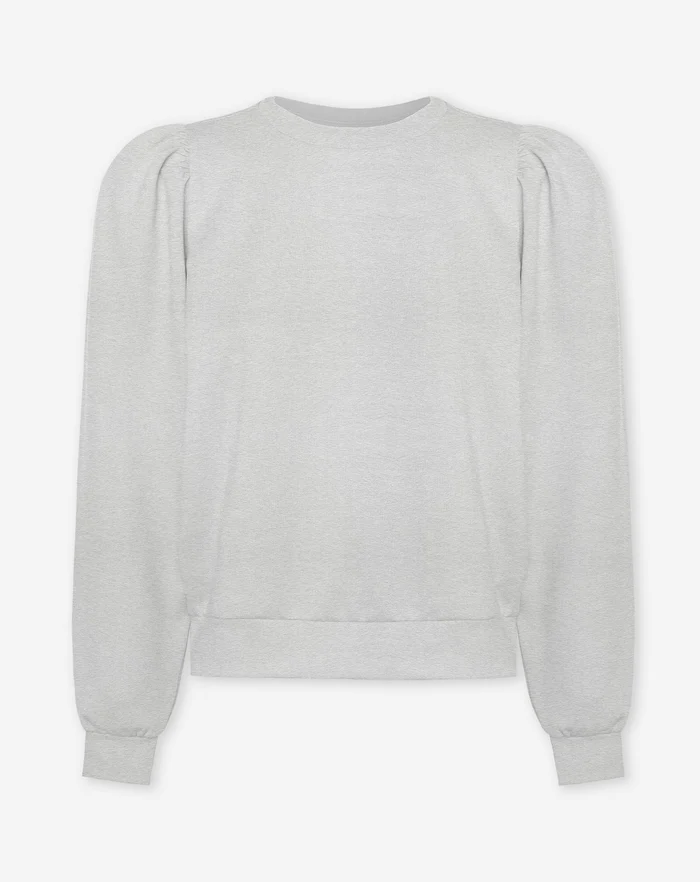 NOLA™ | PUFF-SLEEVE SWEATSHIRT GREY